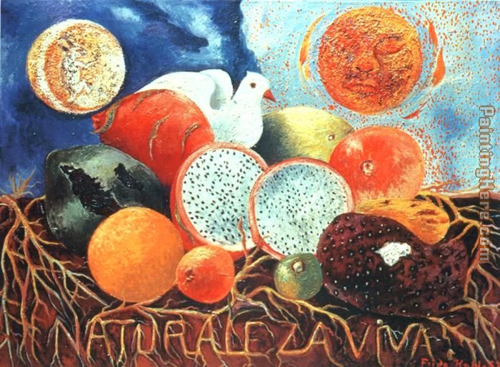 Naturaleza viva painting - Frida Kahlo Naturaleza viva art painting